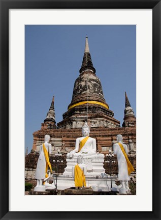 Framed Buddha statue, Wat Phra Chao Phya-thai, Ayutthaya, Thailand Print