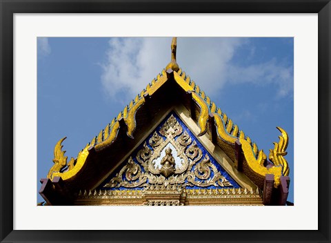 Framed Royal Monastery of Emerald Buddha, Grand Palace, Wat Phra Keo, Bangkok, Thailand Print