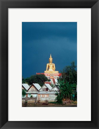 Framed Big Buddha Buddhist Temple, Thailand Print