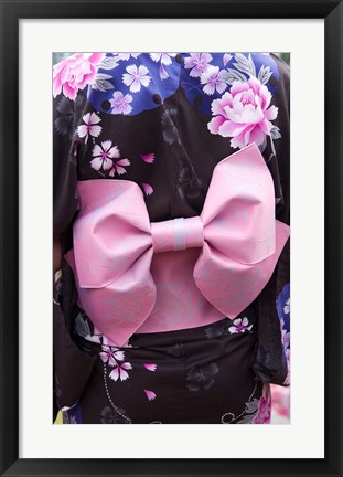Framed Traditional Japanese Clothing, Kiev, Ukraine Print