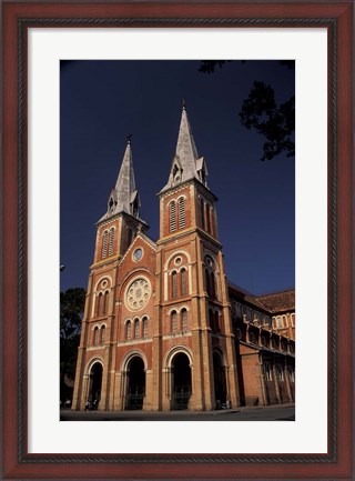 Framed Notre Dame Cathedral, Saigon, Vietnam Print