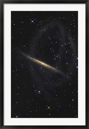 Framed Splinter Galaxy, Also Known as NGC 5907 Print