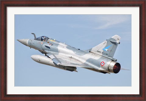 Framed Dassault Mirage 2000C of the French Air Force Print