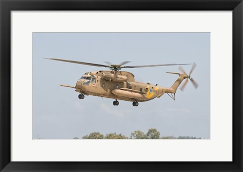 Framed Sikorsky CH-53 Yasur of the Israeli Air Force Print