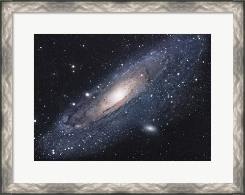 Framed Andromeda Galaxy (close up) Print