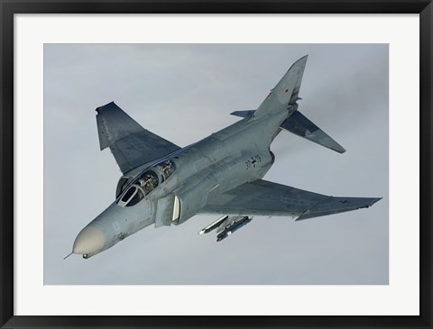 Framed Luftwaffe F-4F Phantom II (from above) Print