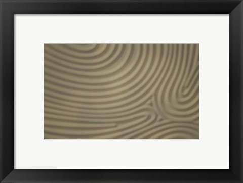 Framed Circles in the Sand Print
