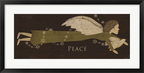 Framed Angel Peace Print