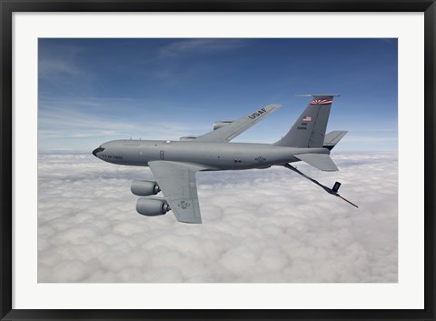 Framed KC-135R Flies over Arizona Print