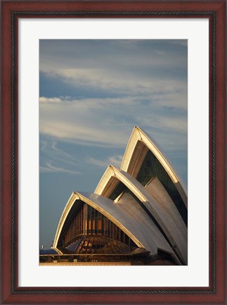 Framed Australia, Sydney, Early Light on Sydney Opera House Print