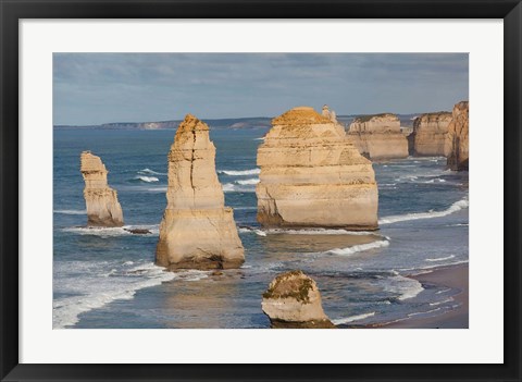 Framed Coastline, 12 Apostles, Great Ocean Road, Port Campbell NP, Victoria, Australia Print