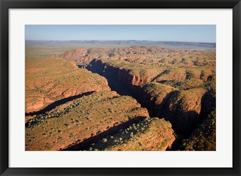 Framed Deep Gorge, Purnululu NP, Kimberley Region, Australia Print
