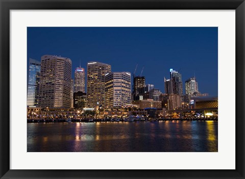 Framed Darling Harbour, Sydney, New South Wales, Australia Print