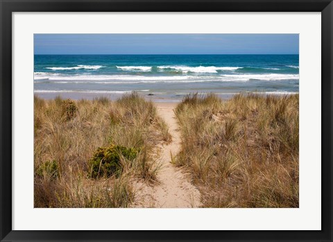 Framed Australia, Victoria, Great Ocean Road, Beach Print