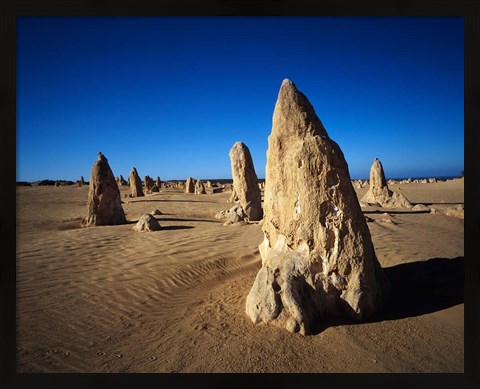 Framed Pinnacles, Nambung National Park, Western Australia, Australia Print