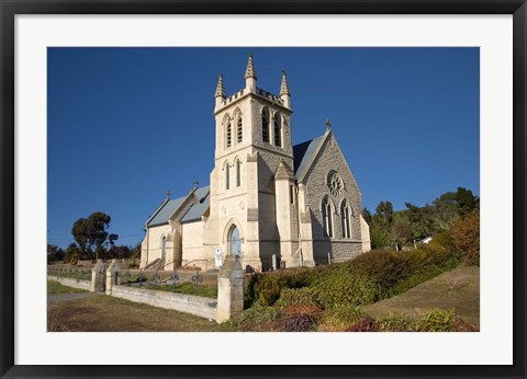 Framed New Zealand, South Island, St Martins Anglican Church Print