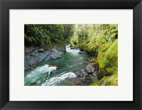 Framed New Zealand, South Island, Crocked River Print