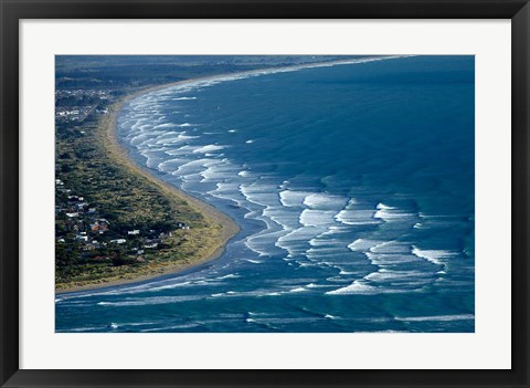 Framed Avon and Heathcote Rivers, Christchurch, Canterbury, New Zealand Print