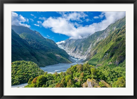 Framed New Zealand, South Island, Westland NP, Frans Joseph Glacier Print