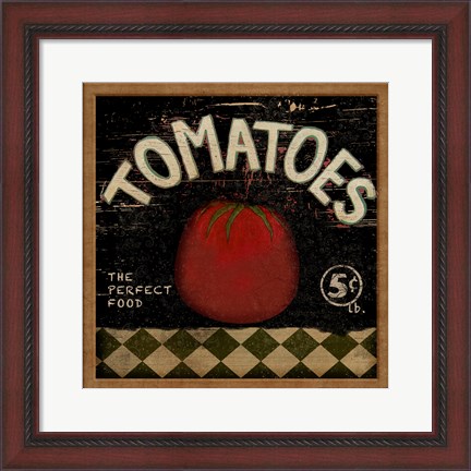 Framed Tomatoes Print