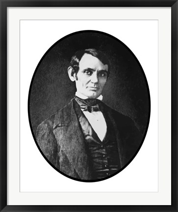 Framed Young Abraham Lincoln Print