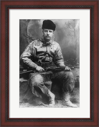 Framed Young Theodore Roosevelt Print