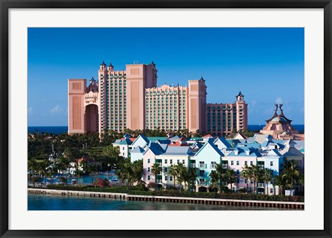 Framed Atlantis Hotel , Bahamas Print