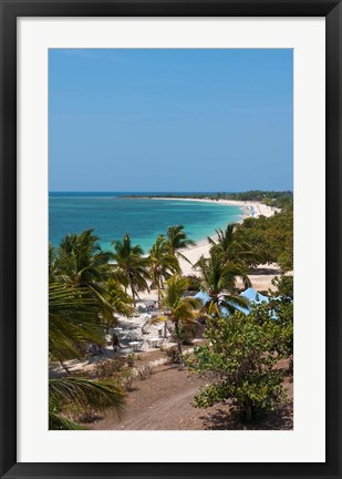 Framed Trinidad, Cuba, beach from the Hotel Ancon Print