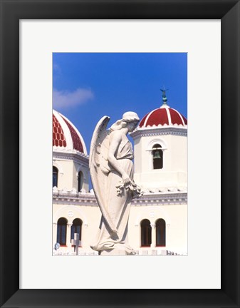 Framed Cuba National Cemetery, Cemetario de Cristobal Colon Print