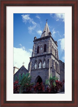 Framed Roseau, Dominica Print