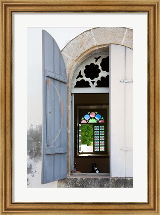Framed 17th Century Church, Case-Pilote, Martinique, French Antilles, West Indies Print