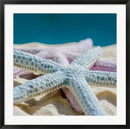 Framed Colored Stars Print