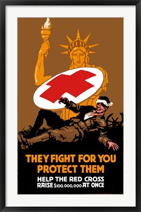 Framed They Fight for You, Protect Them Print