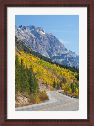 Framed Canada, Alberta, Jasper NP Scenic of The Icefields Parkway Print