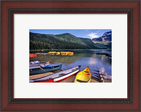 Framed Cameron Creek, Wateron Lakes National Park, Alberta, Canada Print