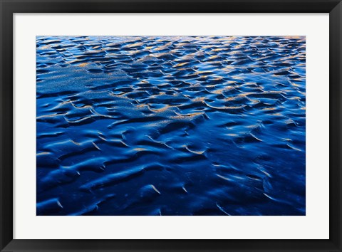Framed Waves patterns, Waterton Lakes National Park, Alberta Print
