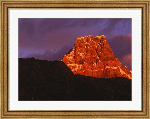 Framed Early Light in Jasper National Park, Alberta, Canada Print