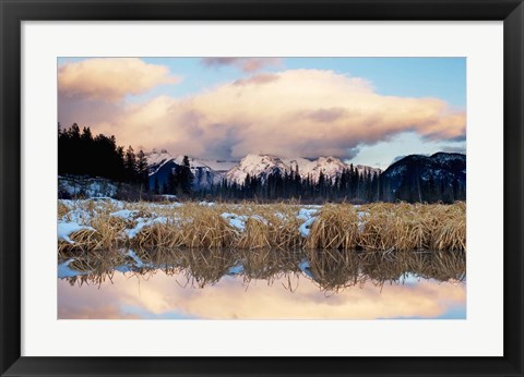 Framed Vermillion Lake, Banff National Park, Alberta Print