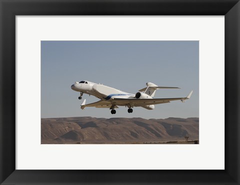 Framed Gulfstream Nachshon-Eitam of the Israeli Air Force taking off Print