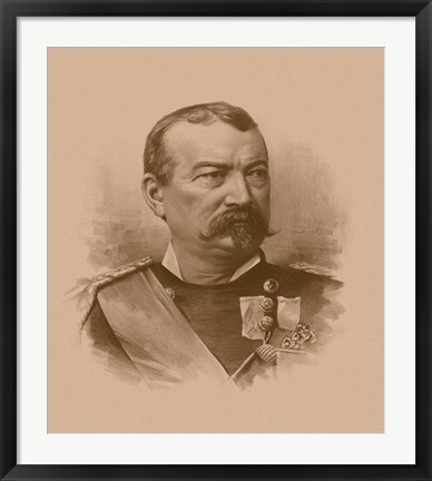 Framed General Philip Sheridan (Vintage Civil War) Print