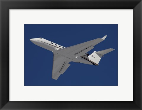 Framed C-20 Gulfstream Jet in Flight Over Germany Print