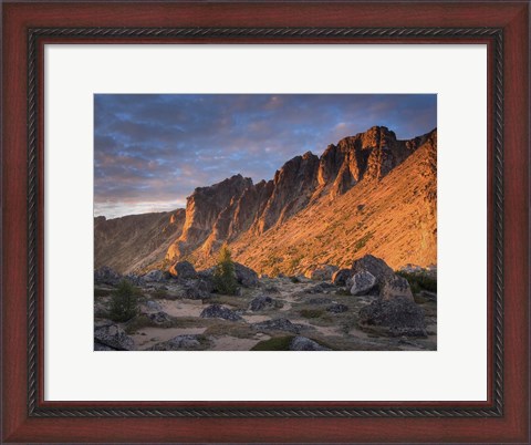 Framed British Columbia, Mt Grimface, Cathedral Park Print