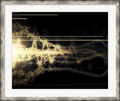 Framed Burst of Energy Forms into Powerful Beam ofLight Print