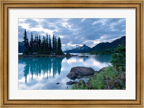Framed Battleship Islands, Garibaldi Lake, British Columbia Print