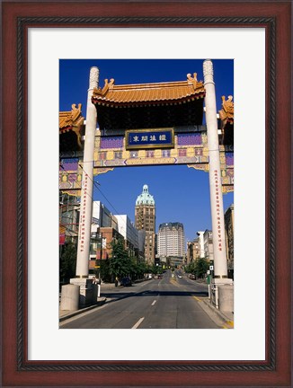 Framed Chinatown, Vancouver, British Columbia, Canada Print