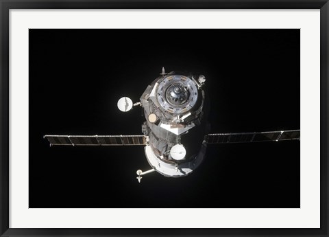 Framed Progress 46 spacecraft Print