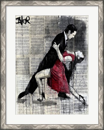 Framed Midnight Tango Print