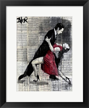 Framed Midnight Tango Print