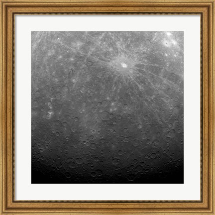 Framed Surface of Mercury Print