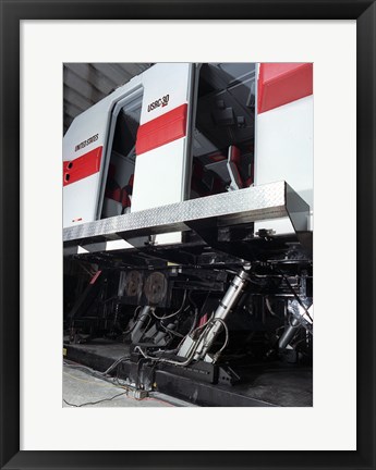 Framed Electric Actuators are used on a Motion Simulator to take Passengers on a Realistic Flight Print